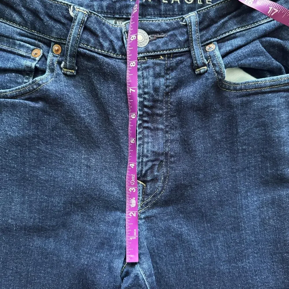 American Eagle Outfitters Men's Straight Jeans - Dark Blue - Picture 15 of 15
